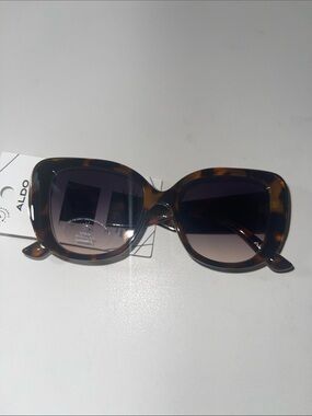ALDO Women's Oversized Tortoiseshell Square Sunglasses - Brown